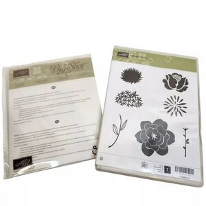 Stampin' Up! SIMPLE STEMS Set of 7 Stamps +‎ STYLISH STEMS Framelits Dies 11